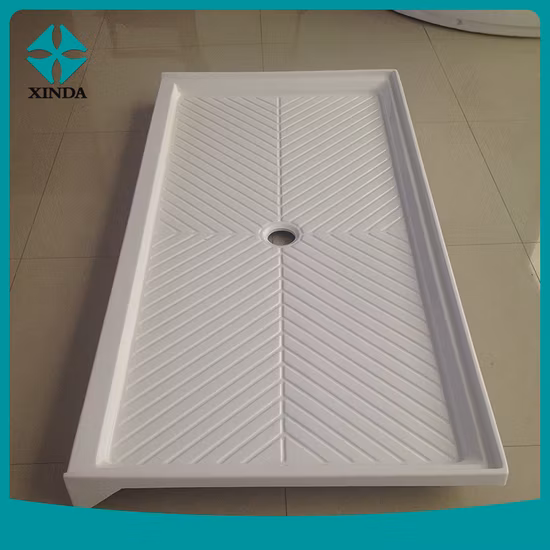 Artificial Stone Resin Hotel Shower Pans Shower Floor Tray