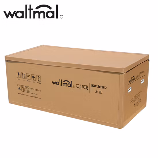 Vasca da bagno da bagno indipendente in acrilico unica con rubinetto