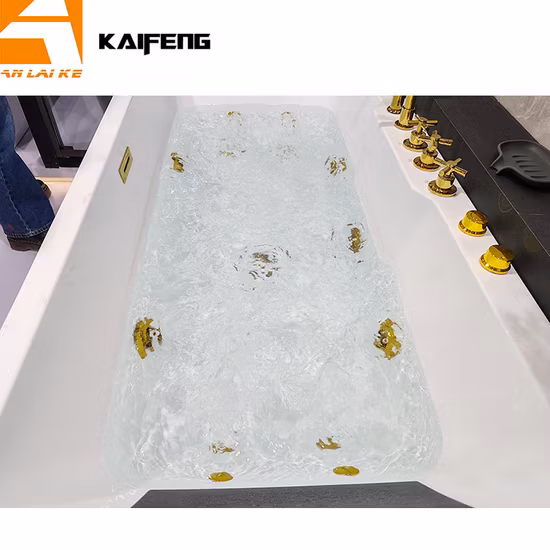 Bagno vasca idromassaggio freestanding, vasca idromassaggio in acrilico (KF